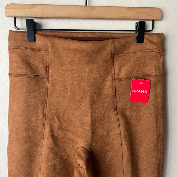NWT Spanx faux suede leggings large - Picture 10 of 14